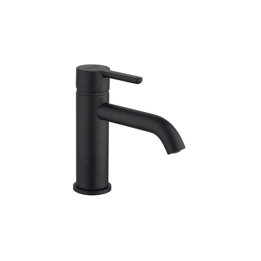 Single-lever basin mixer without pop-up waste
